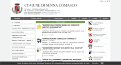 Desktop Screenshot of comune.sennacomasco.co.it